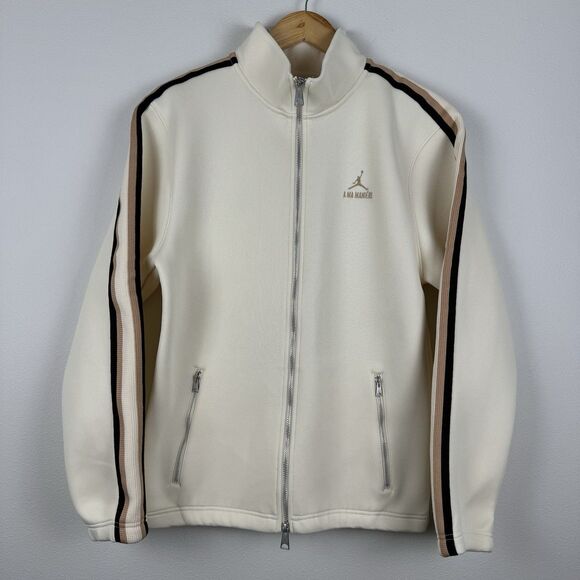 Nike Men's Air Jordan x A Ma Maniére Coconut Milk Track Jacket Small DX5651-113 - Picture 2 of 9